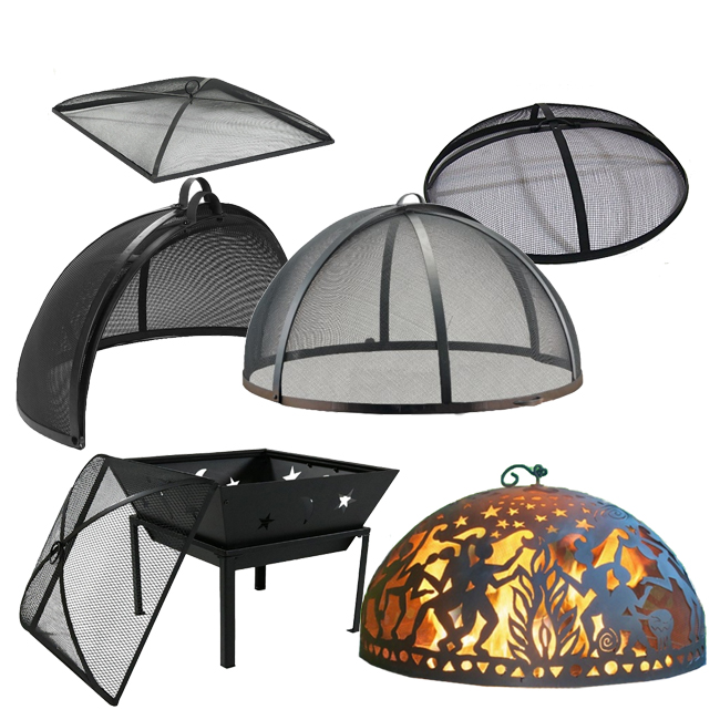 Dome Fire Pit Spark Screen, Sizes 20- 60